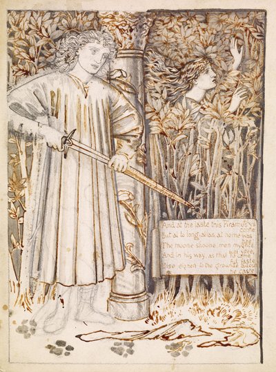 Pyramus and Thisbe by Edward Burne Jones